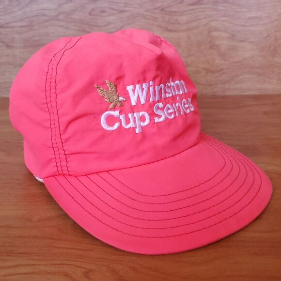 Eagle Ridge Other - Vintage Winston Cup Series Hat NASCAR 80s USA Bright Neon Pink Snapback Cap